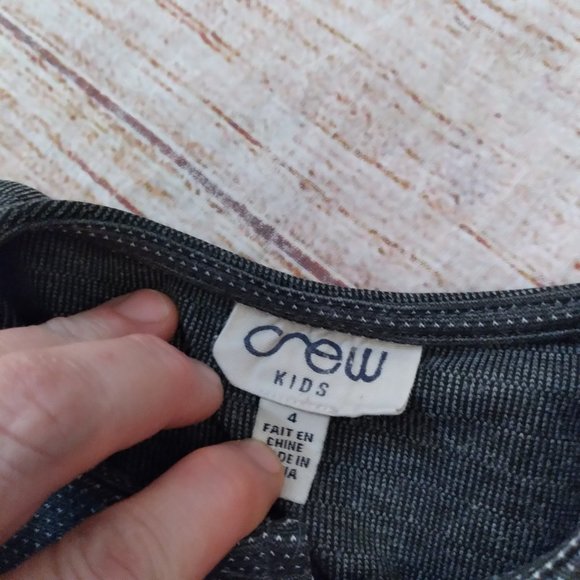 Crew Kids necktie boys top size 4 - Picture 2 of 3